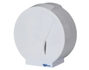 Dozownik biały do papieru toaletowego Jumbo  Bisk Masterline ABS 00399