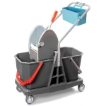 Wózek sprzątający dwuwiaderkowy 2x20L