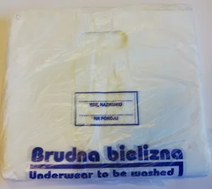 Torba jednorazowa na brudną bieliznę hotelową