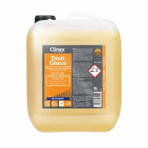 Płyn do mycia naczyń szklanych w zmywarkach gastronomicznych Clinex DishGlass 10L