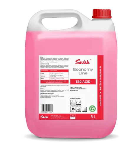 Swish E30 ACID – kwasowy preparat do czyszczenia sanitariatów