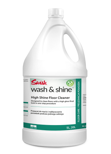 Wash &amp; Shine – profesjonalny preparat do mycia i nabłyszczania podłóg