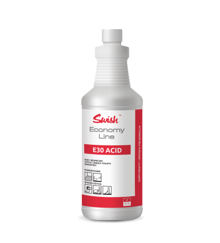 Swish E30 ACID – kwasowy preparat do czyszczenia sanitariatów