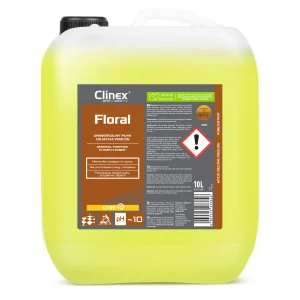 Uniwersalny płyn do ręcznego mycia posadzek Clinex Floral Citro 10L o cytrynowym zapachu