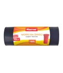 Worki na odpady 160L czarne mocne LDPE 10 sztuk na rolce Master S-027 