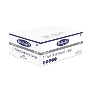 Ręcznik składany ZZ 3750 szt. 24x23,5 cm biały celuloza 2 warstwy BulkySoft Premium 83400