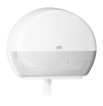 Dozownik Tork do papieru toaletowego mini jumbo, kolor biały, system T2  555000