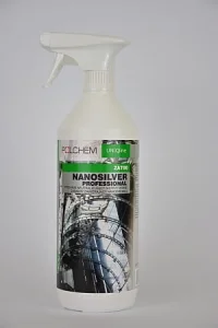 Płyn z nano srebrem o działaniu sanityzującym i usuwającym zapachy Nano Silver Professional 1L