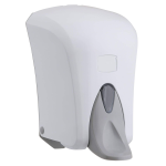 Dozownik biały łokciowy do mydła i dezynfekcji POP 1L ABS 