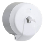Dozownik papieru toaletowego centralnego dozowania biały | Do toalet publicznych
