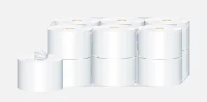 Papier toaletowy jumbo centralnego dozowania 190m celuloza