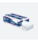 Ręczniki papierowe składane Luna Easy Soft - 2 warstwowe, białe, celuloza, 3000 listków
