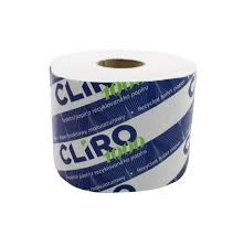 Papier toaletowy z makulatury bielonej 2-warstwowy Cliro 66m – 24 rolki