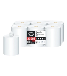 Ręcznik papierowy 150 m centralne dozowanie | celuloza Luna 23005