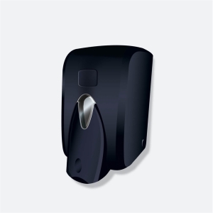  Dozownik mydła w płynie 0,5 l – ABS, czarny, ergonomiczny i wielokrotnego napełniania